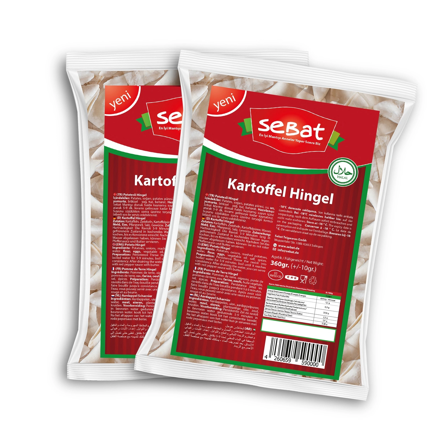 Sebat - Teigwaren GmbH - Patatesli mantı